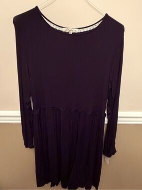 Rewind Black Babydoll Dress Tunic XXL New With Tags Boho